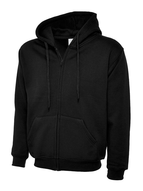 Black full-zip hoodie 